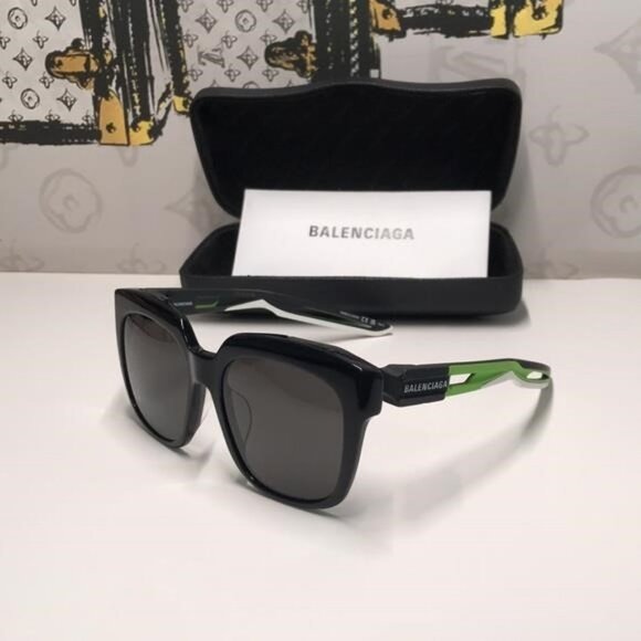 New Authentic Chic Black Sunglasses BB0025SA 004 - Picture 8 of 13